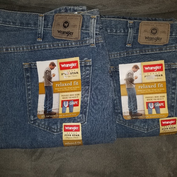 wrangler relaxed fit jeans 44x32
